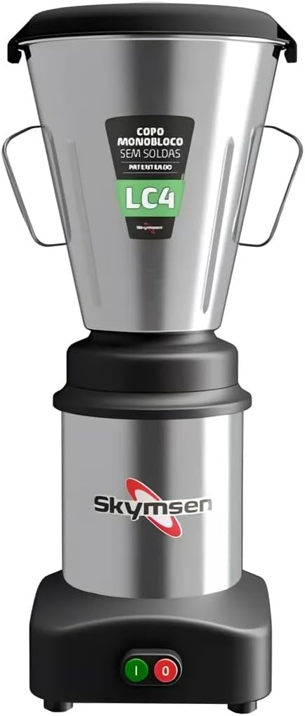 Liquidificador Industrial Em Inox Br Lc4 Skymsen 4 Lt representandoum dos melhores liquidificadores do mercado