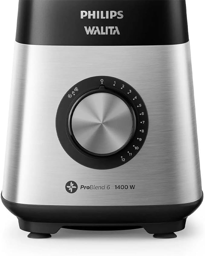 imagem do motor do liquidificador Philips Walita Preto Liquidificador Série 5000 representando um dos melhores motores de liquidificadores do mercado com