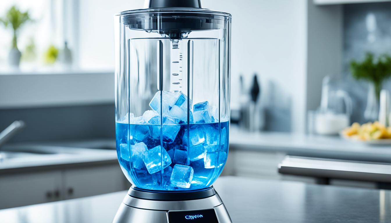 Pode  triturar gelo no liquidificador?