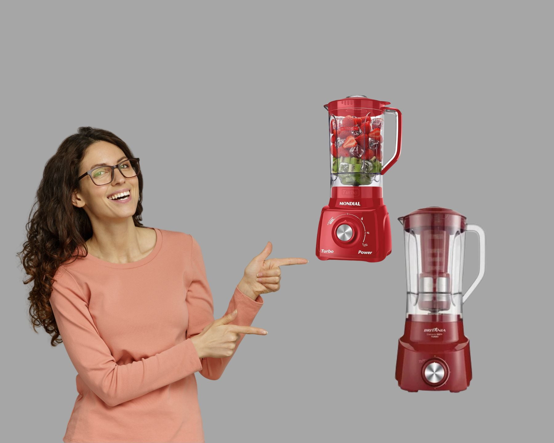 Em termos de design, qual marca se destaca mais, Britânia ou Mondial