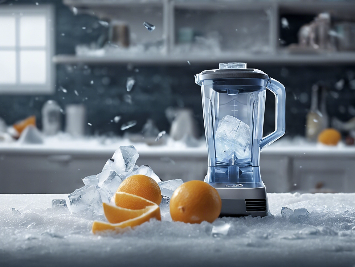 Posso usar o liquidificador com lâmina removível para triturar gelo?