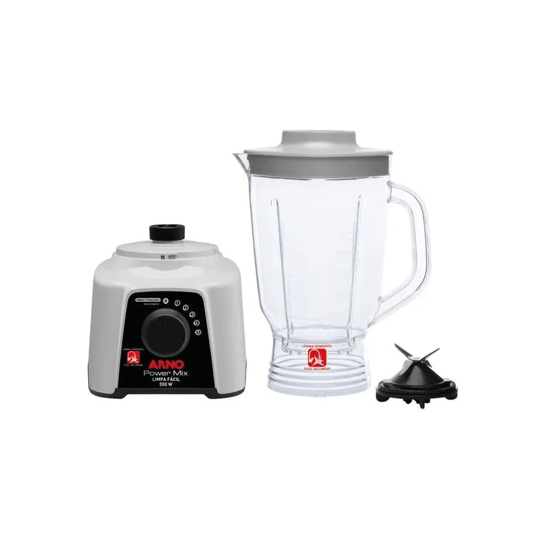 liquidificador com lâmina removível para triturar gelo 