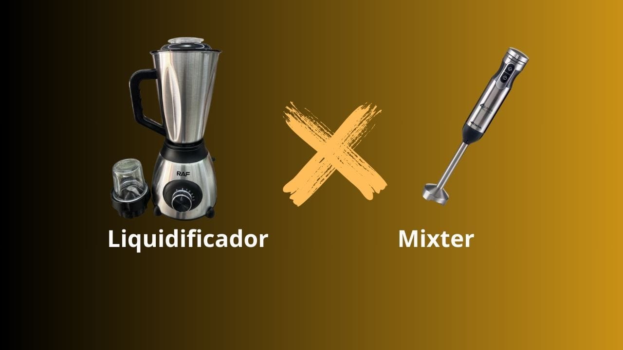 diferença entre liquidificador e mixer
