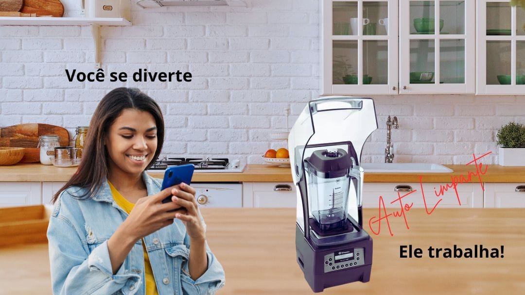 Liquidificadores com função autolimpeza